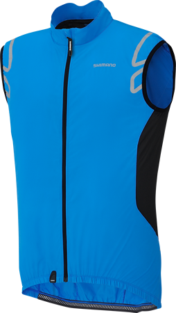 Shimano Compact Wind Vest cobalt blue Barva: modrá, Velikost: L