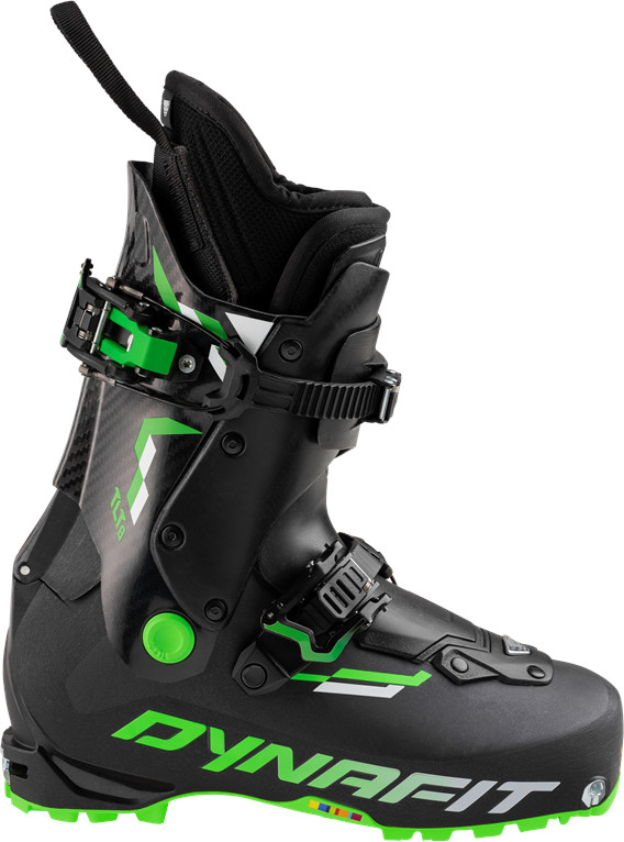 Skialpové boty Dynafit TLT8 Carbonio black/dna green 21/22 Barva: černá / zelená, Velikost - Mondo: 25,5