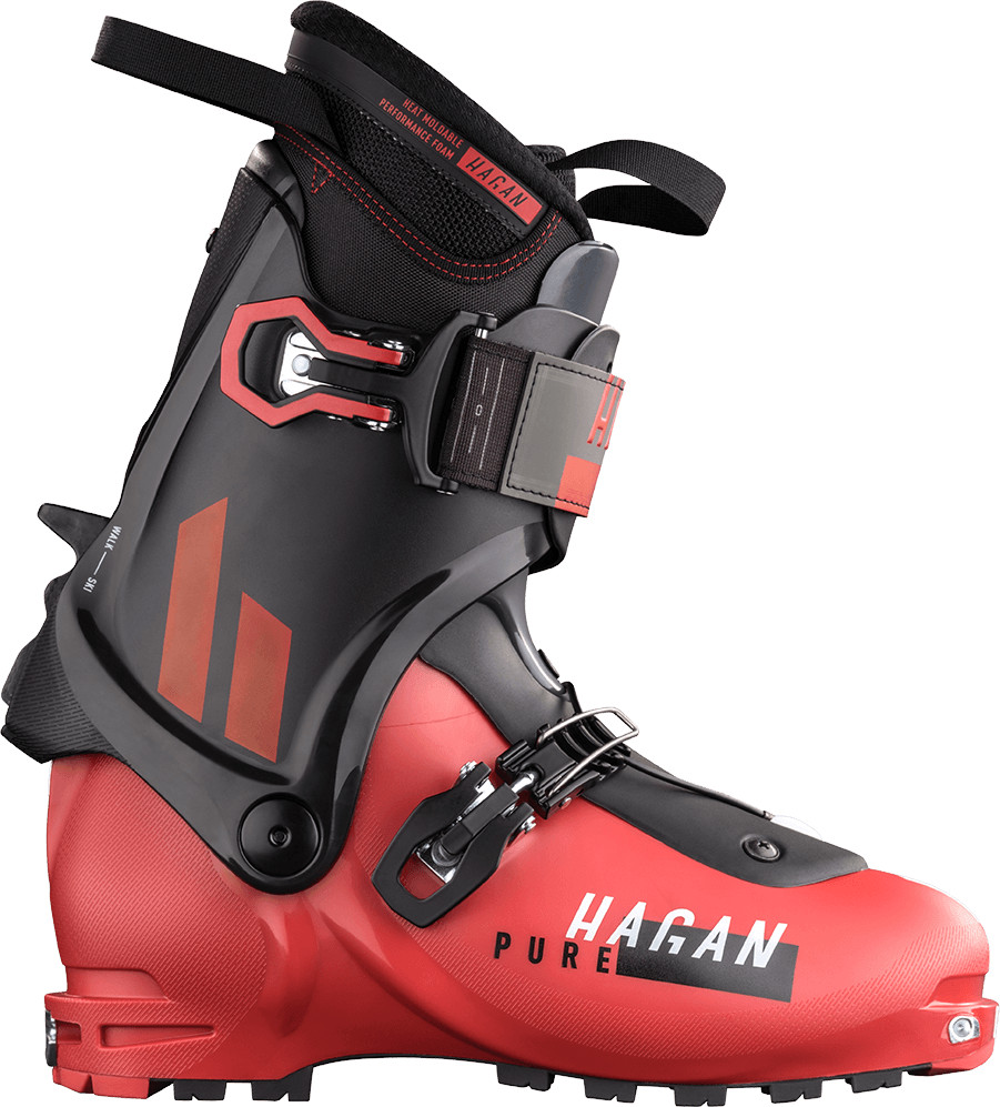 Skialpové boty Hagan Pure M 22/23 Barva: červená / černá, Velikost - Mondo: 29,0