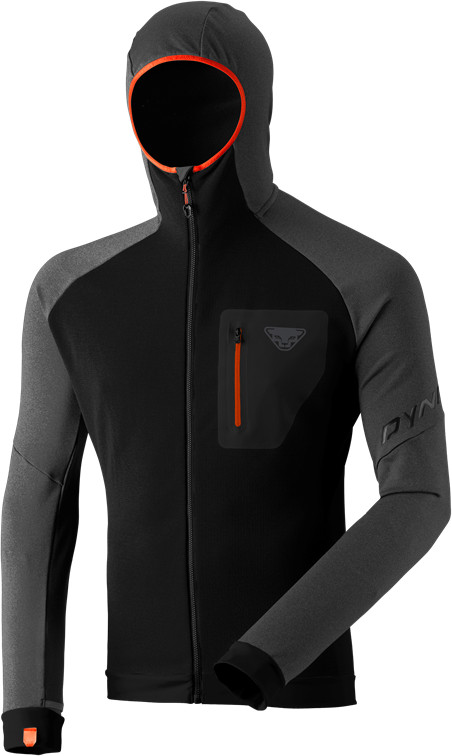 Mikina Dynafit Radical PTC Hooded magnet/0731 25/26 Barva: šedá / černá, Velikost: M