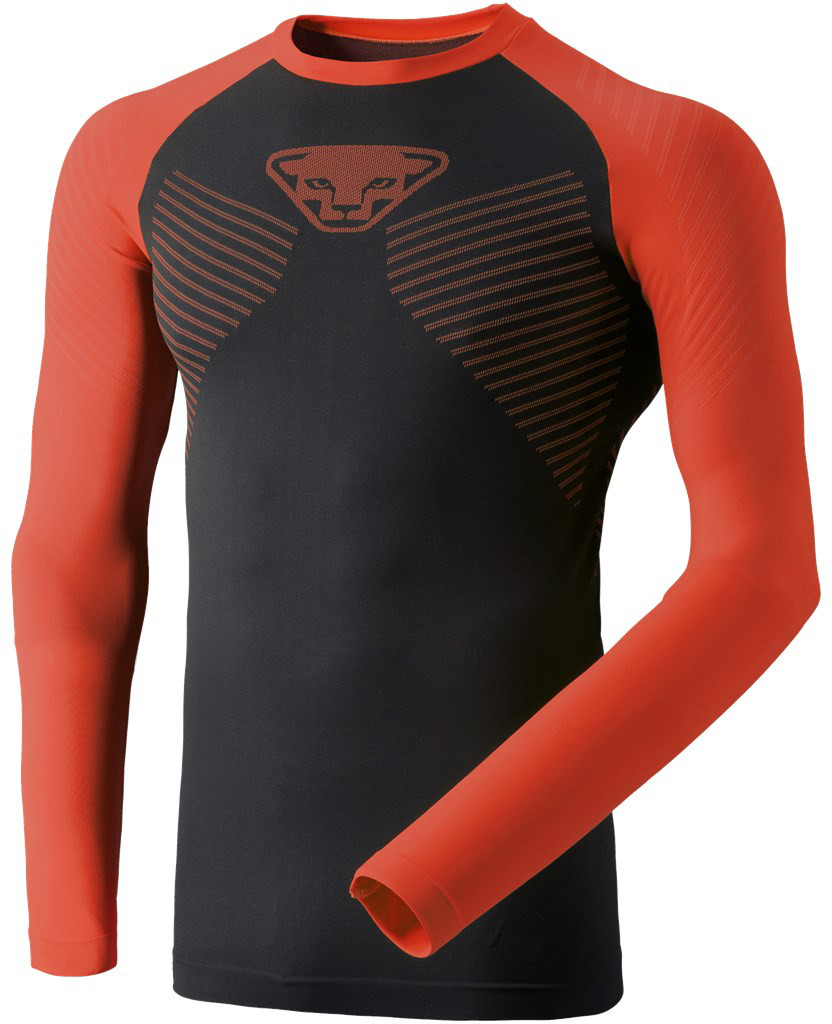 Triko Dynafit Speed Dryarn LS Tee dawn 25/26 Barva: černá / oranžová, Velikost: S