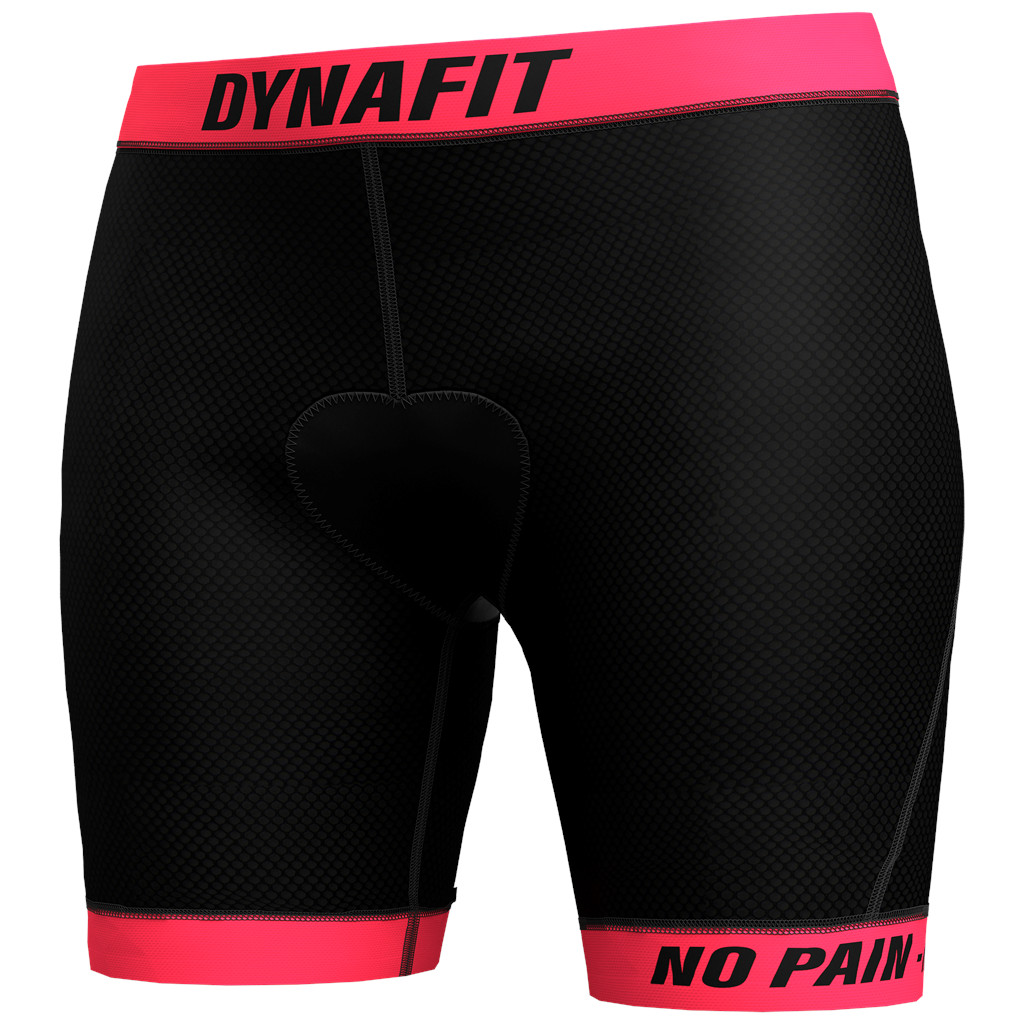 Vnitřní kalhoty Dynafit Ride Padded W black out/0911 2023 Barva: černá / růžová, Velikost: XL