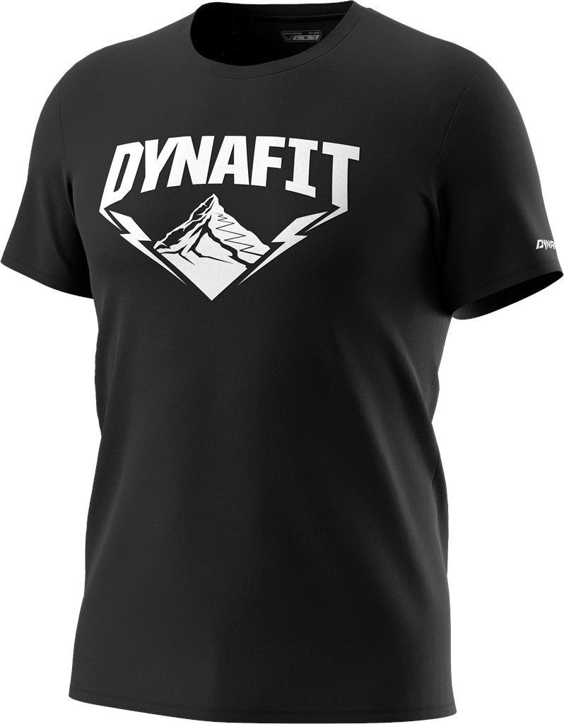 Triko Dynafit Graphic Cotton S/S TEE black out/hardcore 2026 Barva: černá, Velikost: XL
