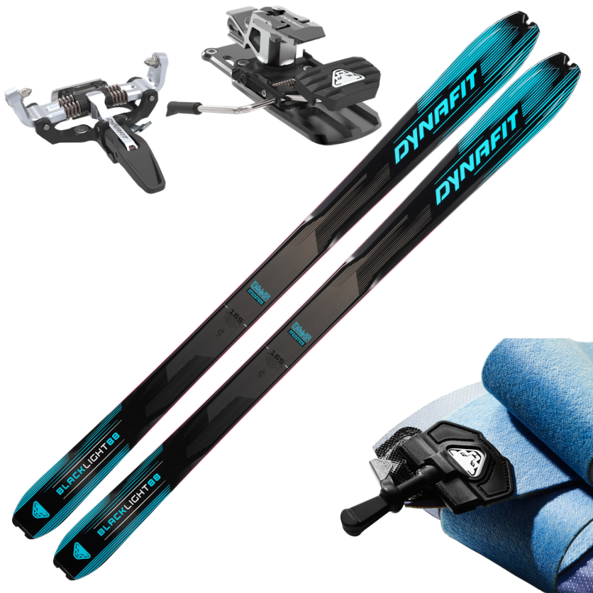 Pásy Dynafit Speedskin Blacklight 88 23/24 Barva: světle modrá, Délka: 178 cm