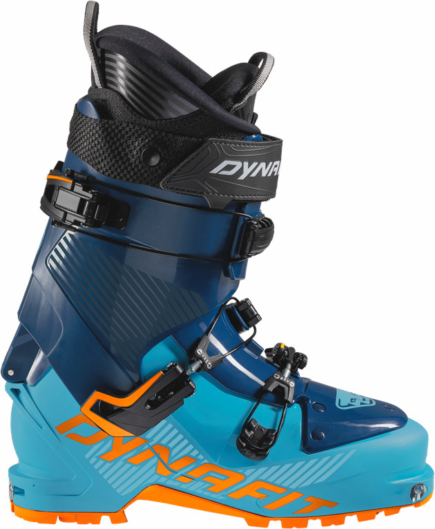 Skialpové boty Dynafit Seven Summits W 22/23 Barva: modrá / oranžová, Velikost - Mondo: 23,5