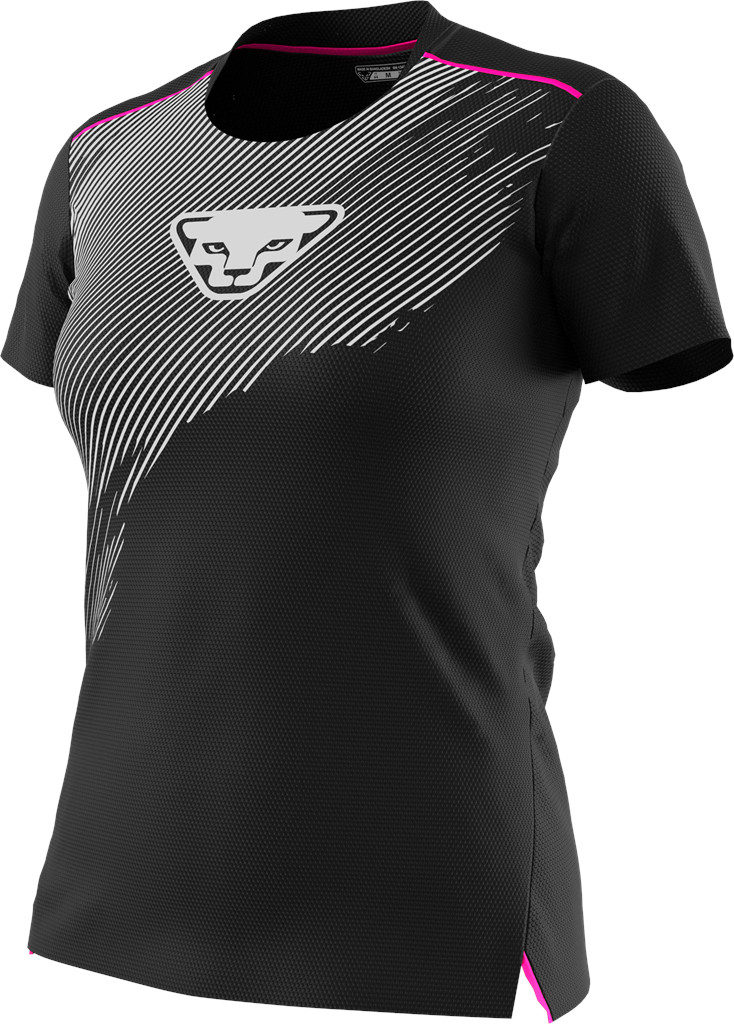 Triko Dynafit DNA W S/S TEE black out 2024 Barva: černá / bílá, Velikost: M