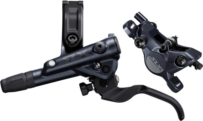 Brzdy Shimano SLX BL-M7100/BR-M7100 Délka: 1000 mm, Strana: Levá, Brzdové destičky: G03S - organické