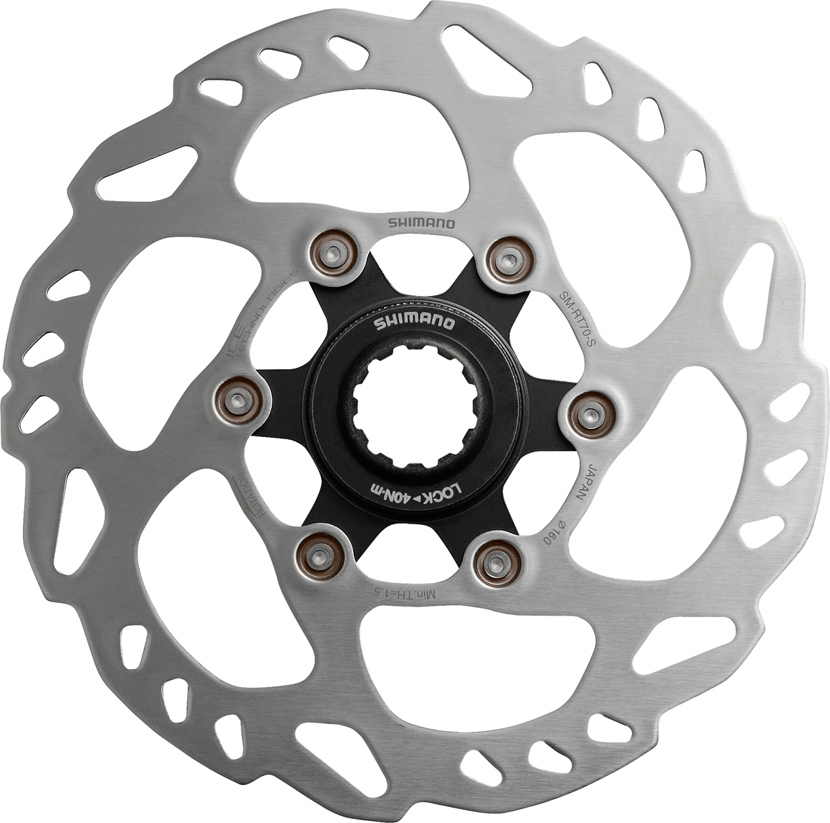 Shimano Brzdový koutouč SLX SM-RT70 Velikost: 160 mm, Doplňující informace: v obalu