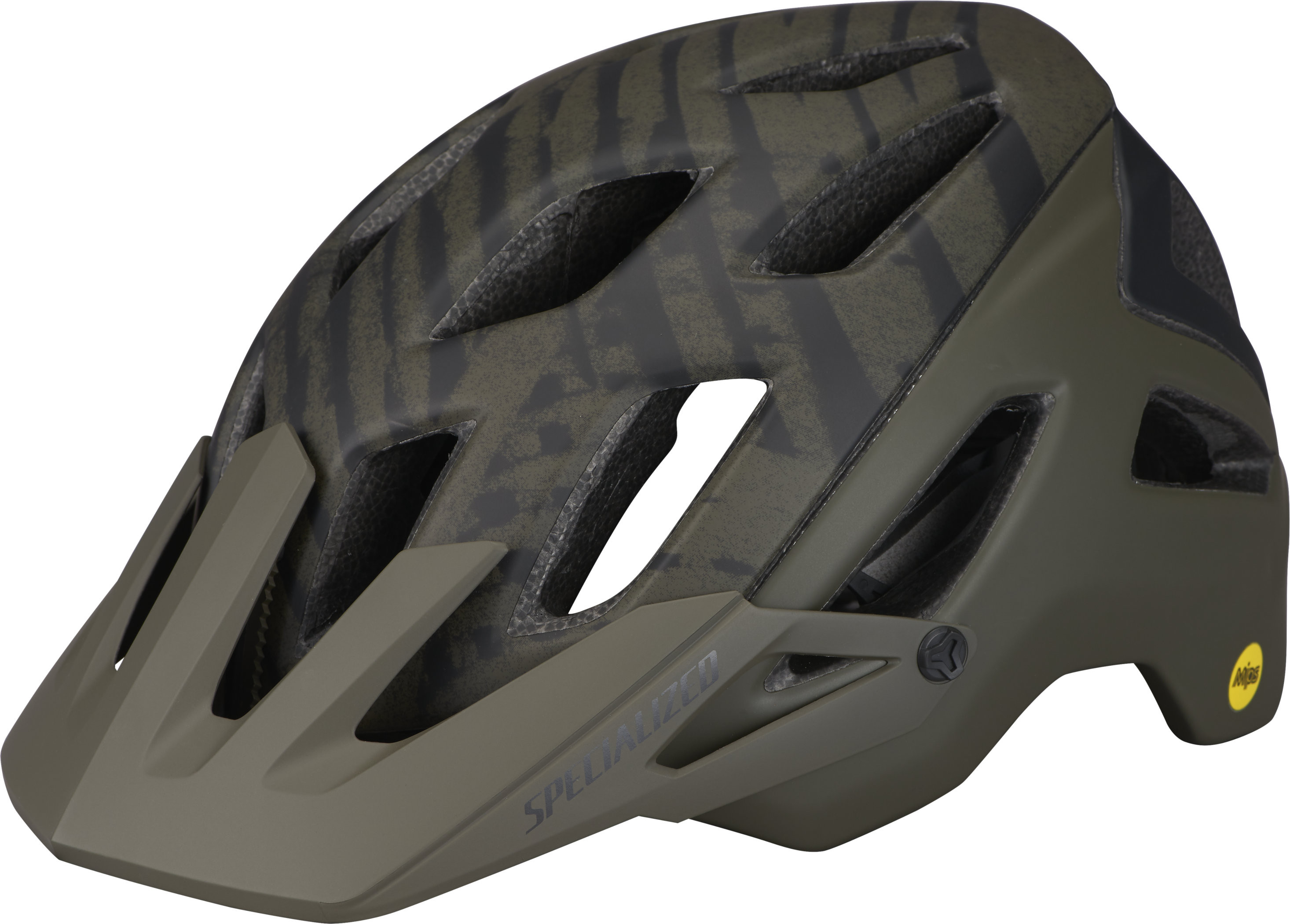 Helma Specialized Ambush Angi Mips satin oak green/wild Barva: zelená, Velikost: S, Vylepšení: příprava pro ANGi