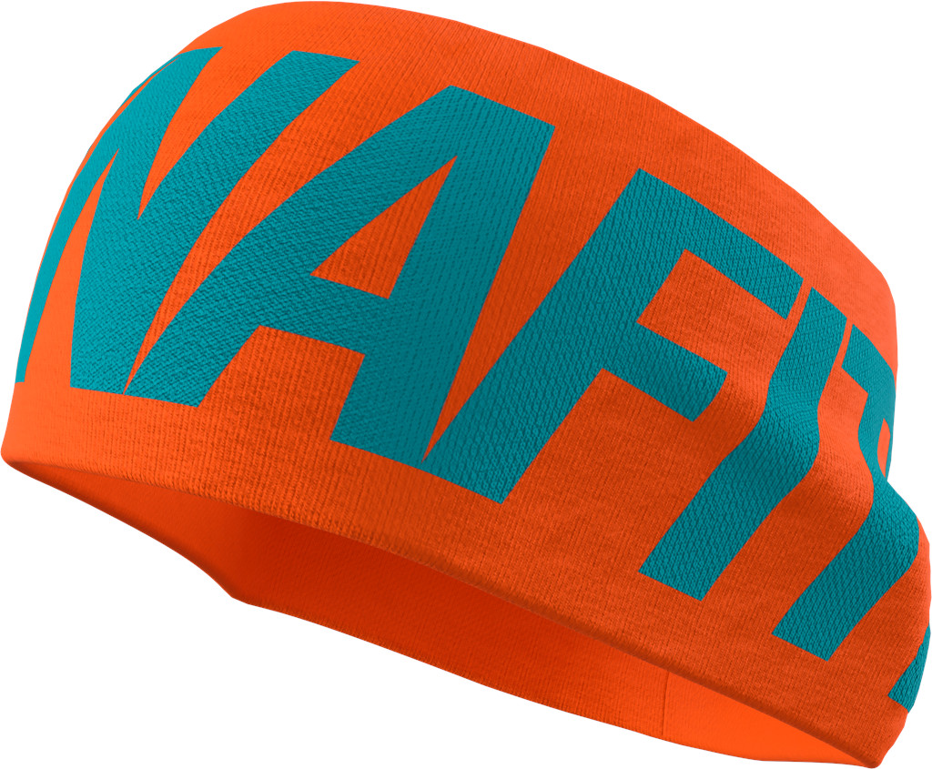 Čelenka Dynafit Light Logo Headband iowa 22/23 Barva: oranžová / modrá, Velikost: UNI