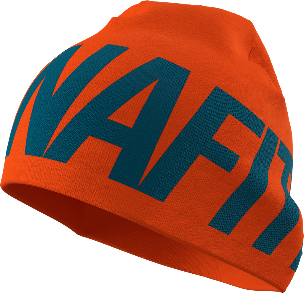Čepice Dynafit Light Logo Beanie dawn 22/23 Barva: oranžová / modrá, Velikost: UNI
