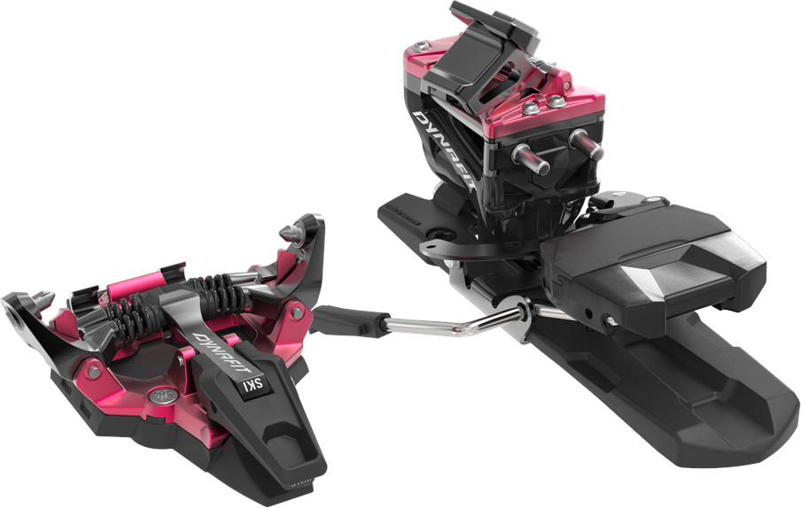Vázání Dynafit Radical flamingo Barva: černá / růžová, Šířka: 92 mm