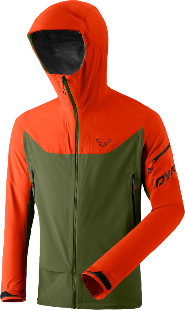 Bunda Dynafit Beast Hybrid dawn/winter moss 22/23 Barva: zelená / oranžová, Velikost: L