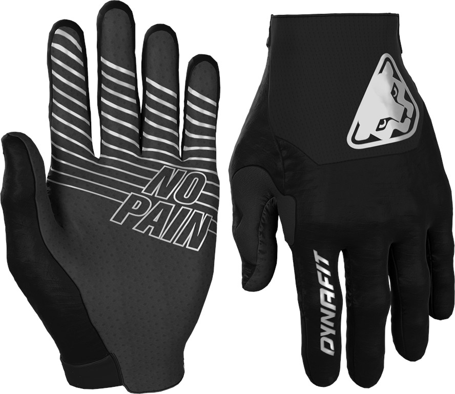 Rukavice Dynafit Ride Gloves black out 2025 Barva: černá / bílá, Velikost: S