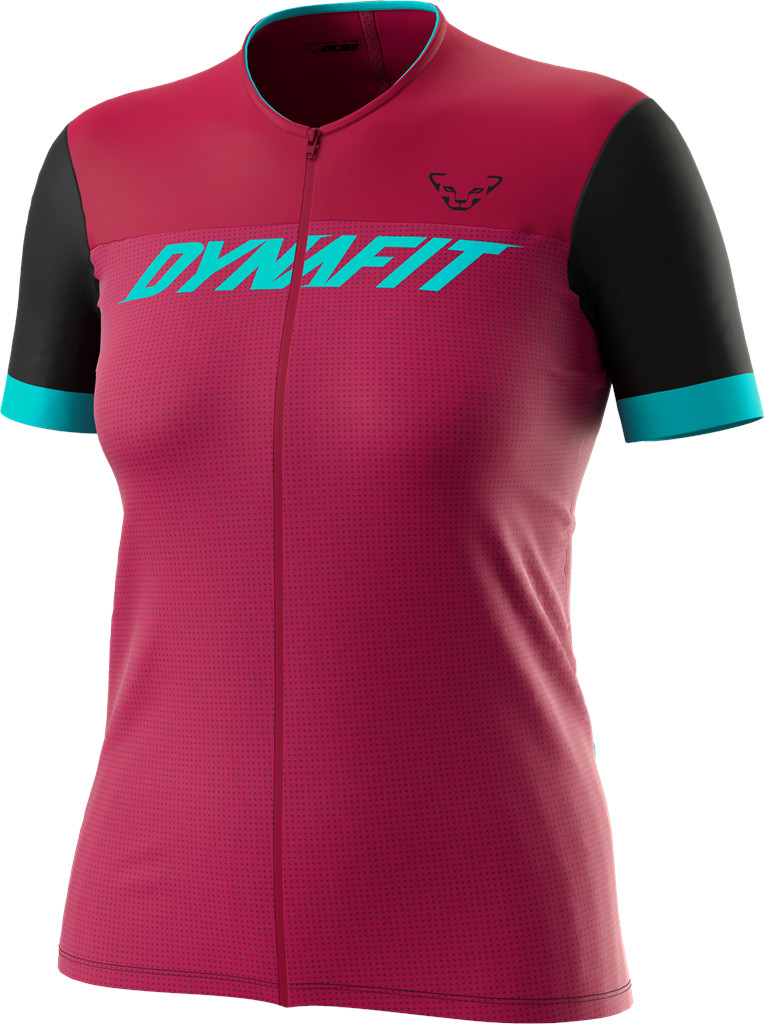 Dres Dynafit Ride Light W S/S FZ TEE beet red 2023 Barva: řepová, Velikost: XS