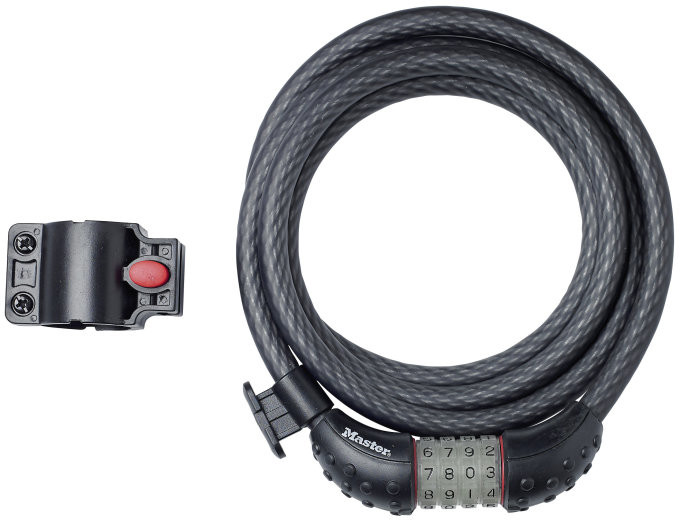 Zámek MasterLock 180cm x 12mm Barva: černá