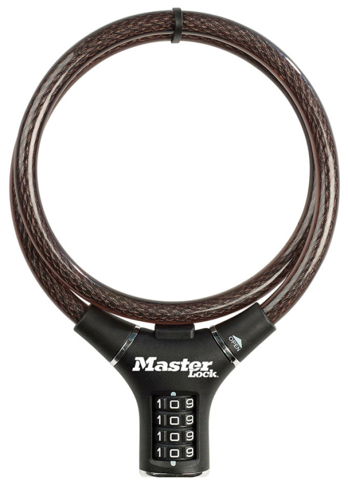 Zámek MasterLock 90cm x 12mm Barva: černá