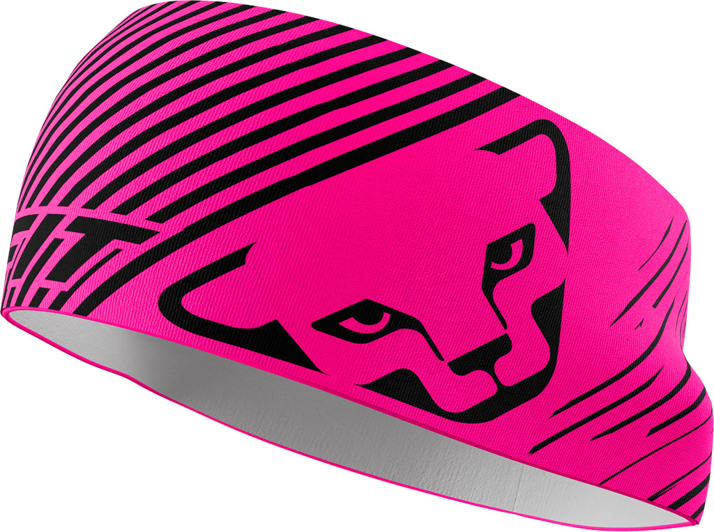Čelenka Dynafit Graphic Performance Headband pink glo 2025 Barva: růžová / černá, Velikost: UNI