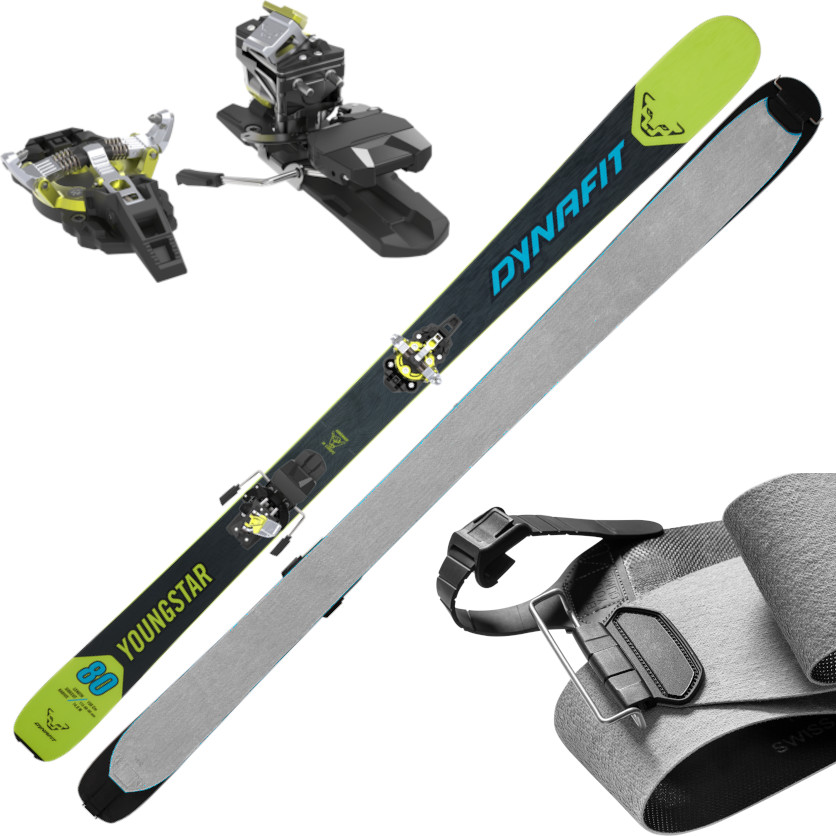 Set Dynafit Youngstar Set lambo green/black 25/26 Délka: 130 cm