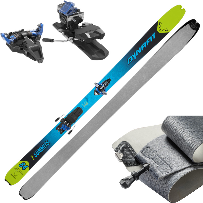Set Dynafit Seven Summits Plus Ski Set lime yellow/black 25/26 Délka: 182 cm