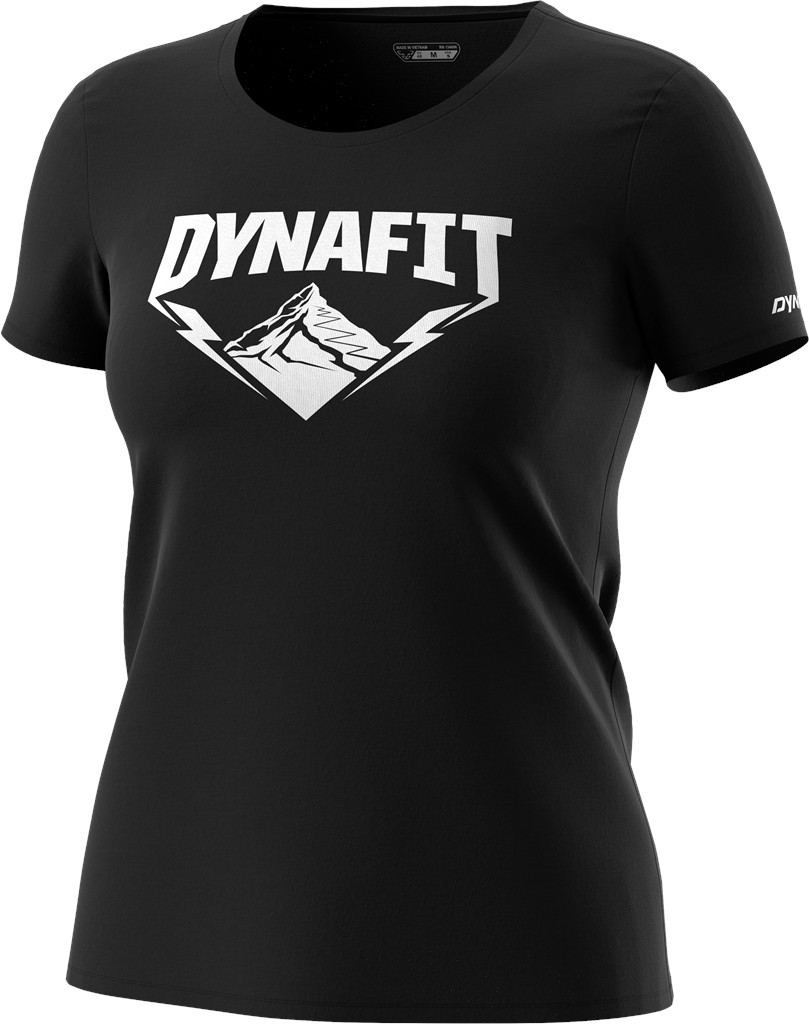 Triko Dynafit Graphic Cotton W S/S Tee black out/hardcore 2026 Barva: černá, Velikost: M