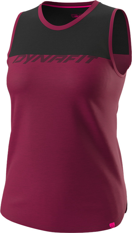 Tílko Dynafit 24/7 Drirelease W beet red melange 2024 Barva: řepová / černá, Velikost: M