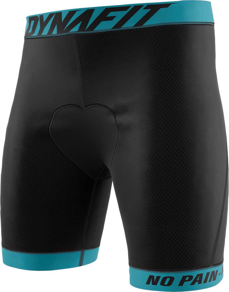 Vnitřní kalhoty Dynafit Ride Padded black out/0913 2023 Barva: černá / modrá, Velikost: XL