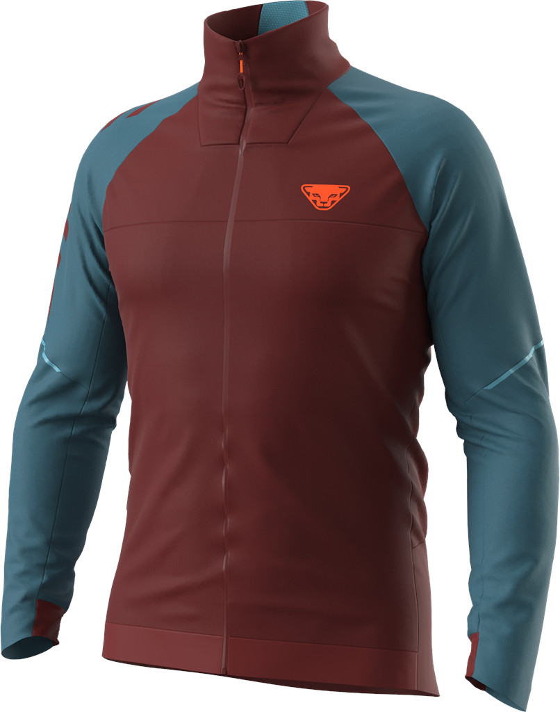 Bunda Dynafit Ride Wind mallard blue 2024 Barva: cihlová / modrá, Velikost: M