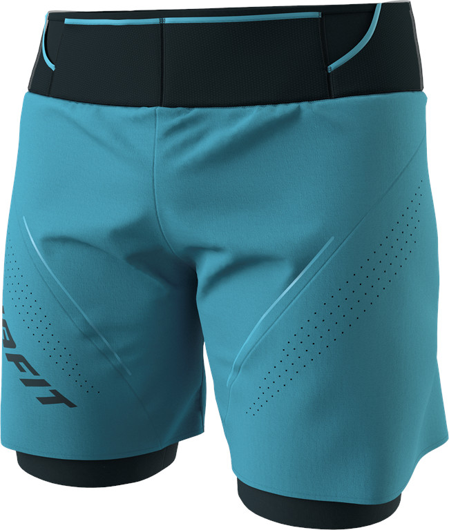 Kraťasy Dynafit Ultra 2/1 storm blue 2025 Barva: modrá, Velikost: XXL