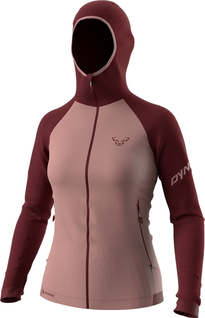 Mikina Dynafit Speed PTC Hooded W burgundy 24/25 Barva: starorůžová / vínová, Velikost: XS