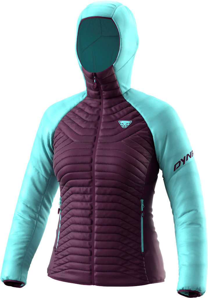 Bunda Dynafit Speed Insulation Hooded W marine blue 23/24 Barva: fialová / modrá, Velikost: M