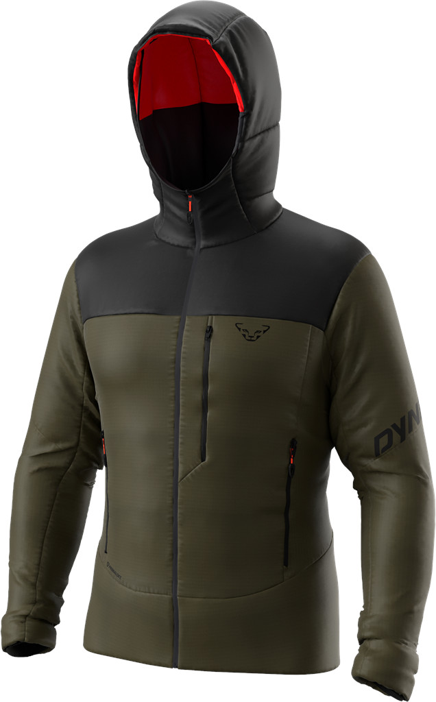 Bunda Dynafit Radical PRL Hood olive night 23/24 Barva: zelená / černá, Velikost: L