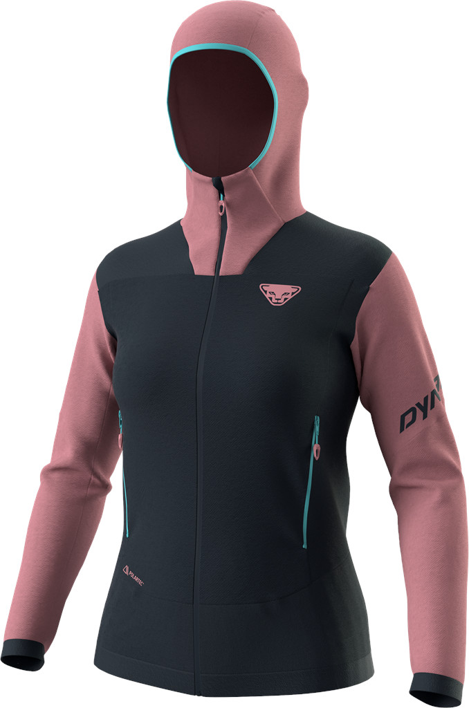 Mikina Dynafit Tigard PTC Hooded W mokarosa 24/25 Barva: modrá / starorůžová, Velikost: XL
