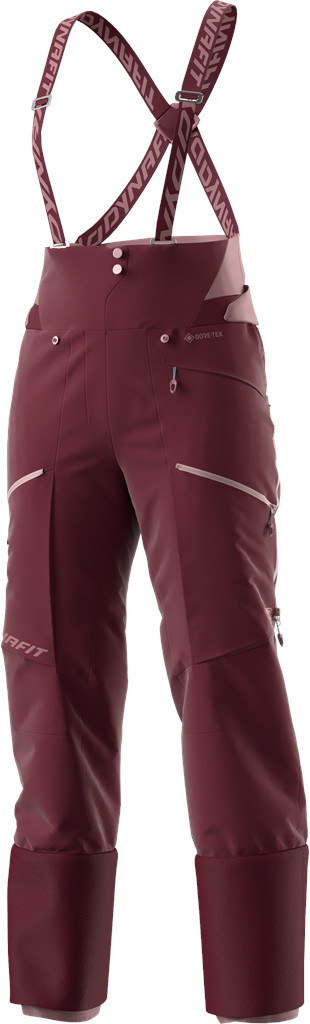 Kalhoty Dynafit Tigard GTX W burgundy 24/25 Barva: vínová / starorůžová, Velikost: M