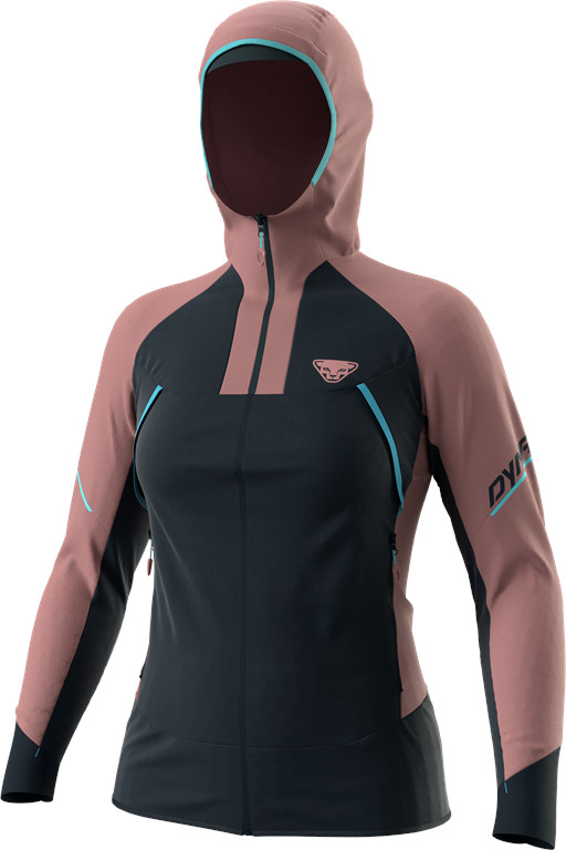 Bunda Dynafit Speed Softshell W mokarosa 24/25 Barva: modrá / starorůžová, Velikost: S