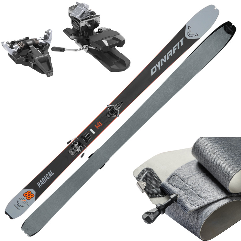 Set Dynafit Radical 88 25/26 Barva: šedá / černá, Délka: 182 cm