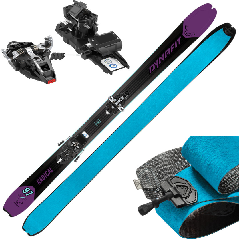 Set Dynafit Radical 97 W 25/26 Barva: fialová / černá, Délka: 170 cm