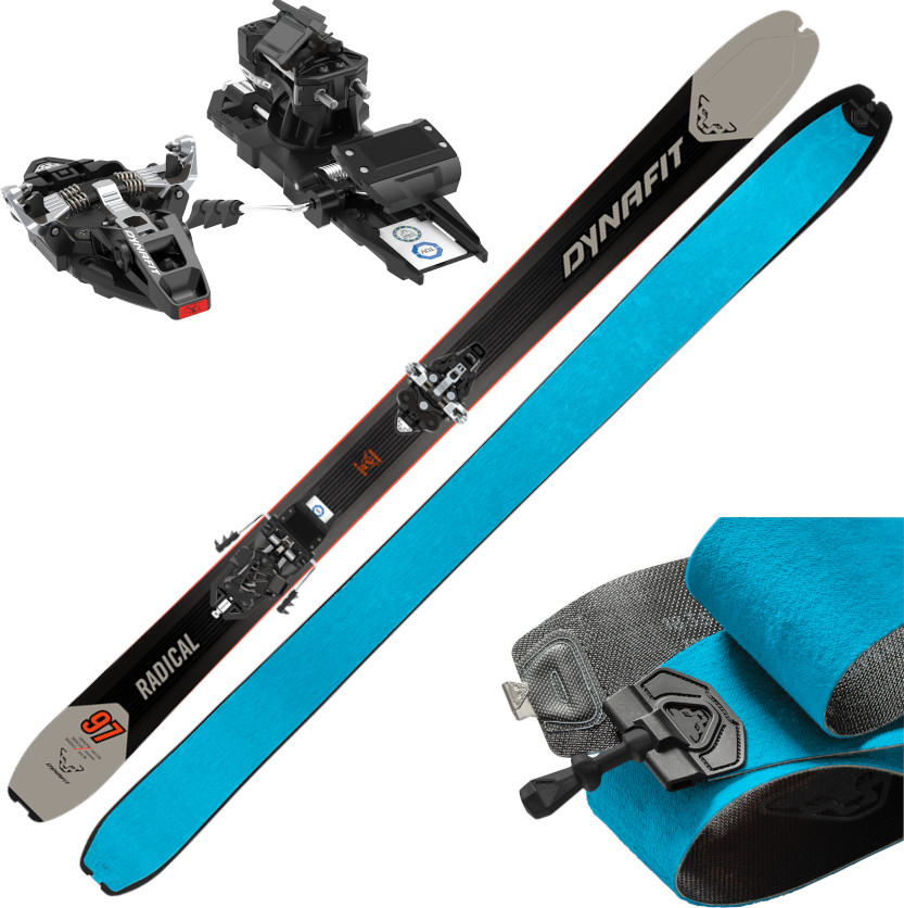 Set Dynafit Radical 97 25/26 Barva: černá / khaki, Délka: 170 cm