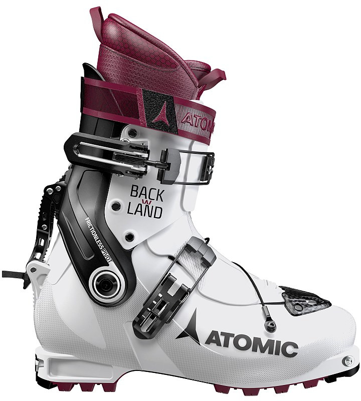 Skialpové boty Atomic Backland W Frictionless Pivot 21/22 Barva: bílá / fialová, Velikost - Mondo: 26,0 / 26,5