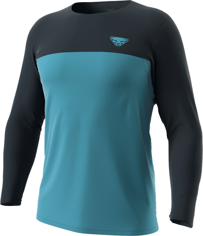 Tričko s dlouhým rukávem Dynafit Traverse S-Tech storm blue 2025 Barva: modrá, Velikost: XS / S