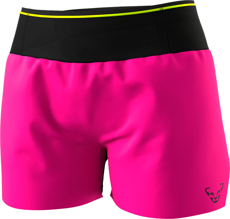 Kraťasy Dynafit DNA Ultra 2/1 Split W pink glo 2026 Barva: ružová / černá, Velikost: M