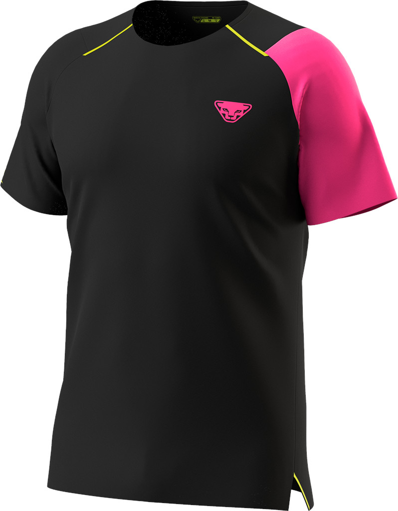 Triko Dynafit DNA pink glo 2026 Barva: černá / růžová, Velikost: M
