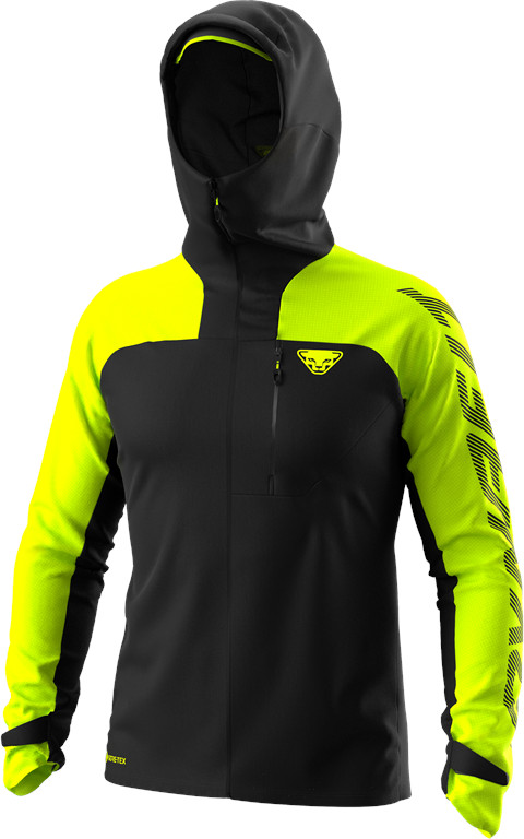 Bunda Dynafit Elevation GTX black out lime punch 2026 Barva: černá / žlutá, Velikost: L