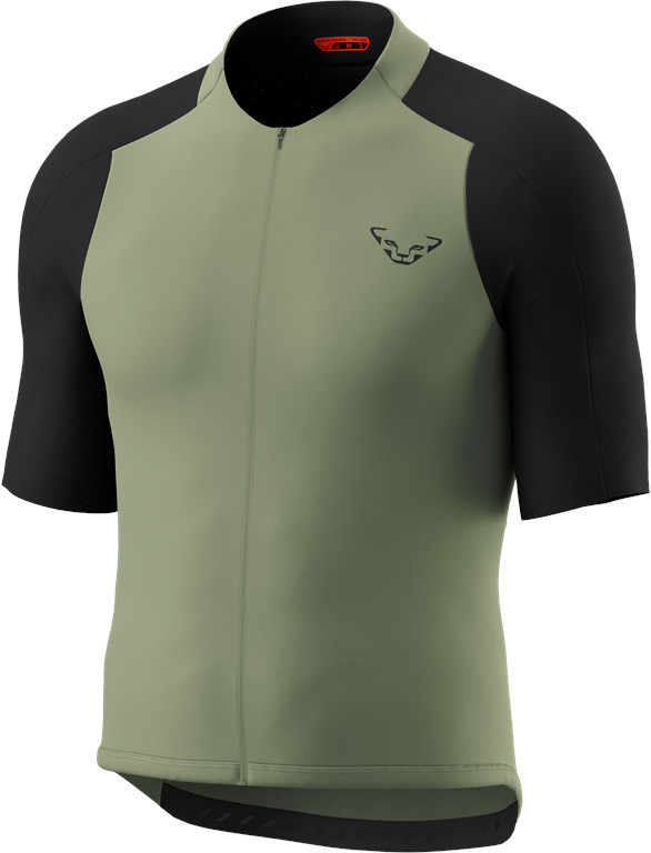 Dres Dynafit Ride Light S/S Full Zip Jersey sage 2024 Barva: zelená / modrá, Velikost: M