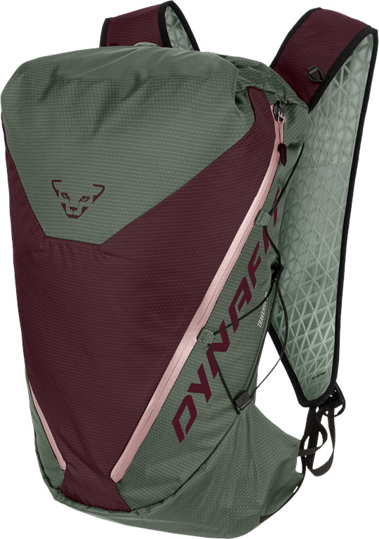 Batoh Dynafit Traverse 22 Backpack sage burgundy 25/26 Barva: zelená / vínová, Velikost: M / L