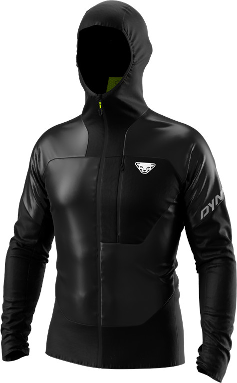 Bunda Dynafit Elevation Alpha Hybrid black out fluo yellow 2026 Barva: černá, Velikost: M