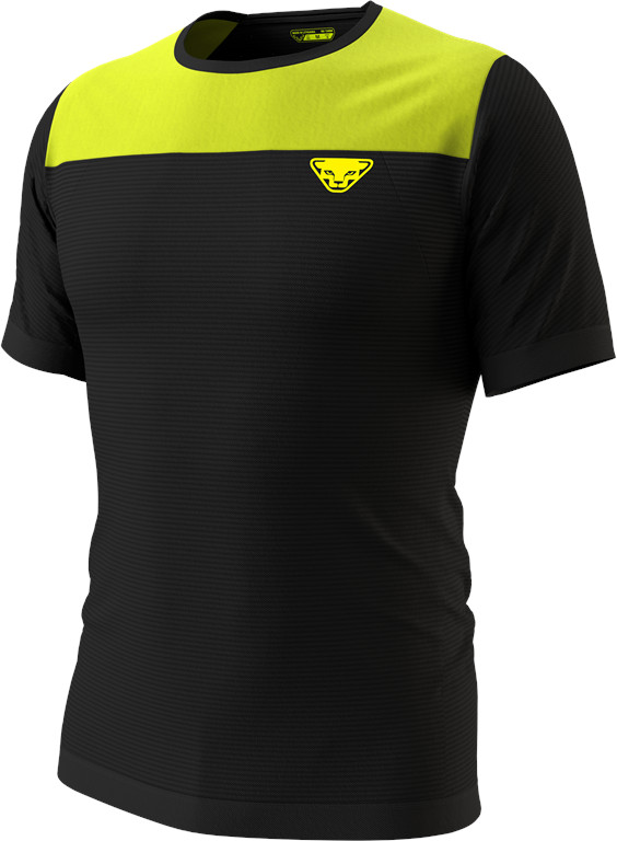 Triko Dynafit Elevation Merino lime punch 2026 Barva: černá / žlutá, Velikost: XS / S