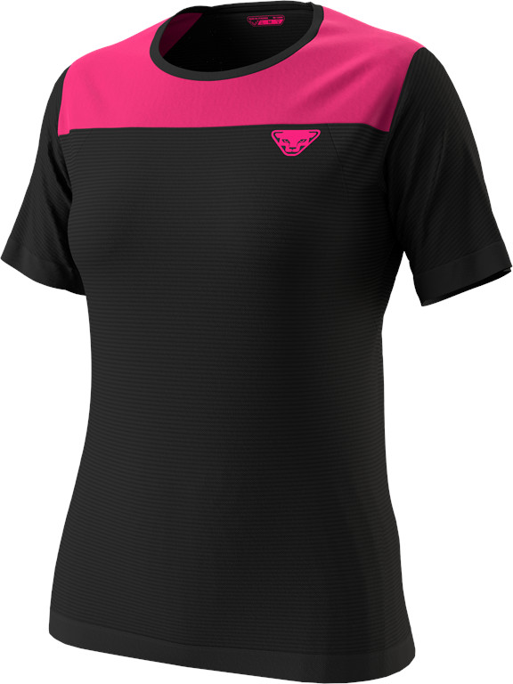 Triko Dynafit Elevation Merino W flamingo 2026 Barva: černá / růžová, Velikost: XS / S