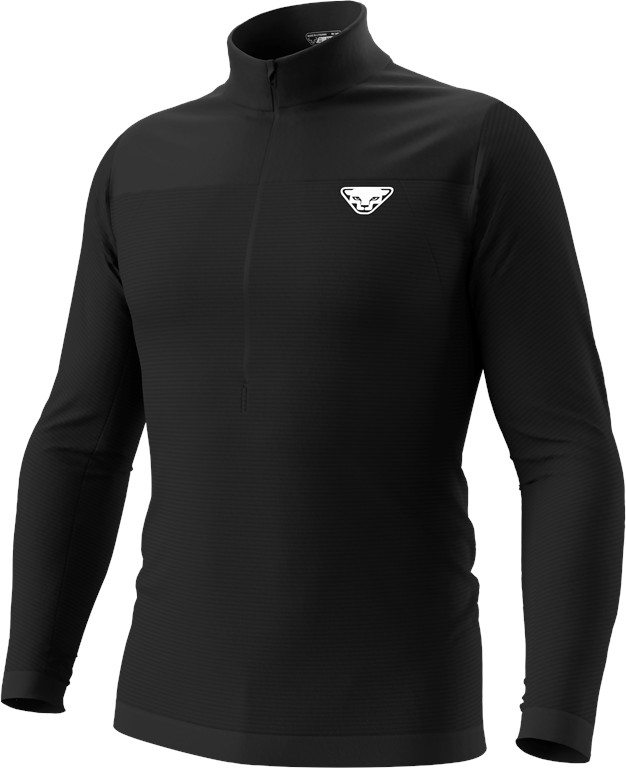 Tričko s dlouhým rukávem Dynafit Elevation Merino black out 2026 Barva: černá, Velikost: XS / S