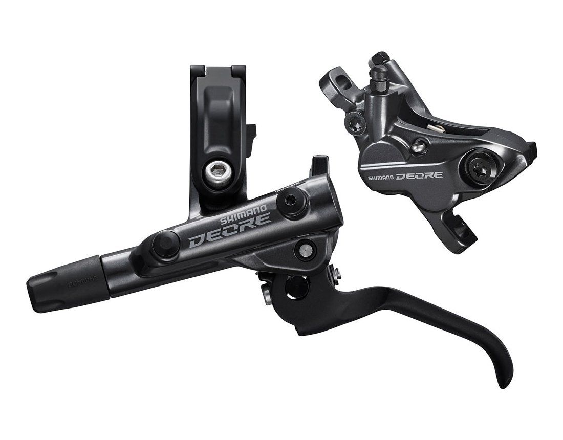Brzdy Shimano Deore BL-M6100/BR-M6120 Délka: 1000 mm, Strana: Levá, Brzdové destičky: D03S - organické